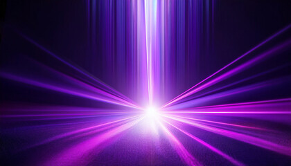 Vibrant Purple Light Beam On A Dark Background