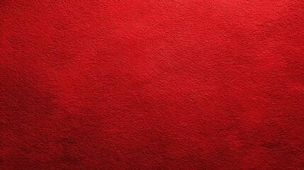 Vibrant red velvet texture close-up with fine detail