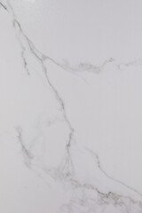 Elegant white marble surface showcasing natural veins and patterns in a bright, well-lit space for design inspiration