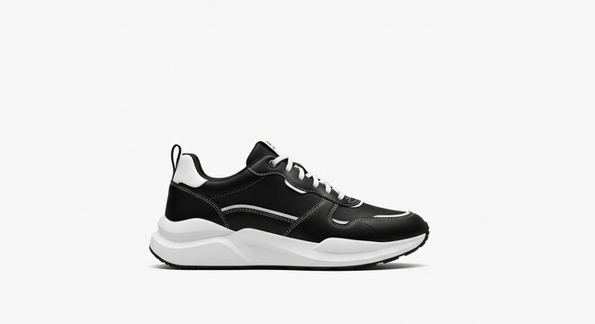 T&ecirc;nis esportivo Preto e Branco