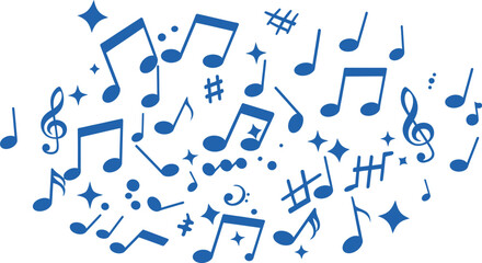 Musical Notes Pattern Illustration