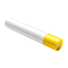 White marker with yellow cap
