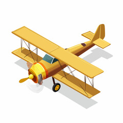 airplane isolated on white background