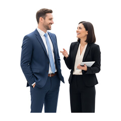 two business people shaking hands