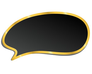 Elegant Gold Label Banner, Black Friday Sale Banner