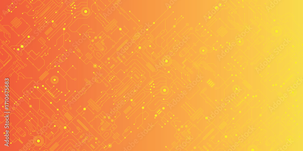Aufkleber abstract technology background. abstract high-tech technology circuit board background. technology m