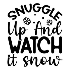 Snuggle up and watch it snow