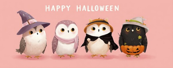 cute halloween owl