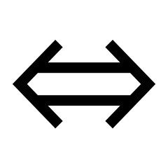 Equivalent symbol Mathematical. Vector image