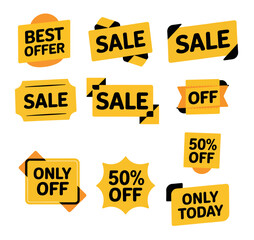 Sale Promotion Attractive Designs to Boost Your Business with Promotion and Discount Labels