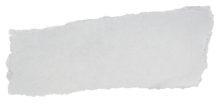 Wide horizontal torn paper piece with rough edge