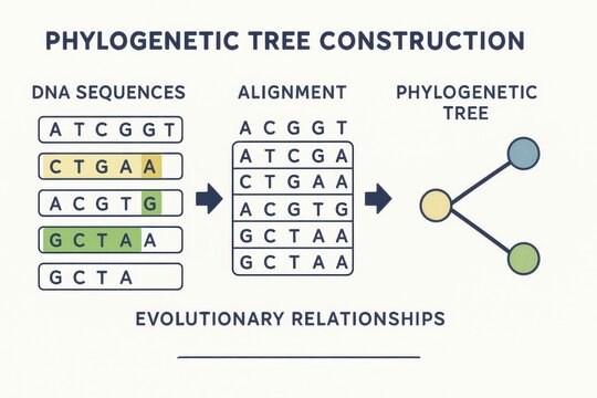 Phylogenetic Tree Construction: Visualizing Evolutionary Relationships Through DNA Analysis