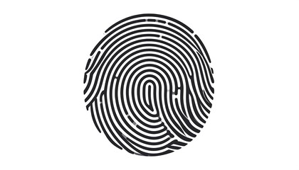 Circular fingerprint graphic