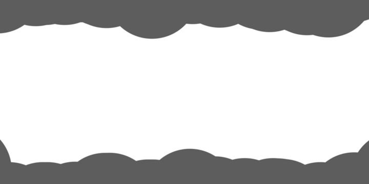 frame with dark transparent fluffy clouds - Powered by Adobe