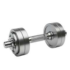 Dumbbell Metal Weights Strength Training Fitness Exercise Gym Workout Equipment Bodybuilding on transparent background