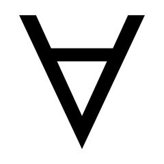 For all symbol Mathematical. Vector image