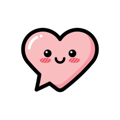 A cartoon illustration of a romantic couple on Valentine's Day