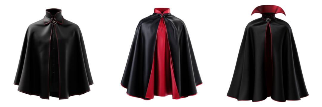 Dramatic cloak fashion modern apparel photography close-up display