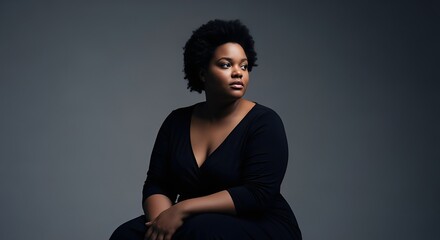 Portrait of a Confident Black Woman