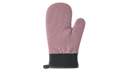 Pink and gray oven mitt kitchen cooking glove heat resistant utensil