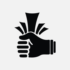 hand business icon logo