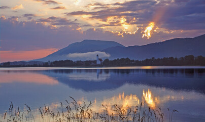  Lake Forggensee close to Fussen,Allgau,Bavaria,Germany