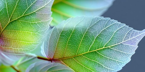 Abstract botanical leaf veins form a modern natural background ideal for wellness, eco-friendly, or organic design concepts