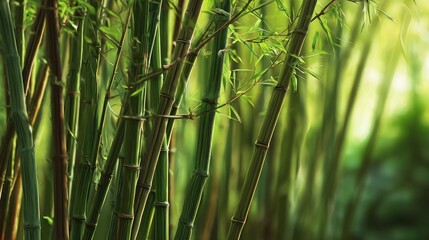 Dense bamboo grove image