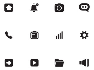 Technology & Electronic Device Flat Icons – Vol.3