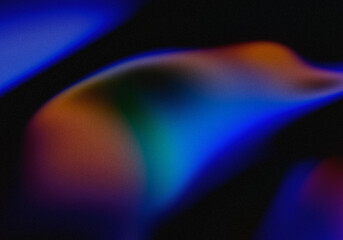 Dark grainy gradient abstract background, color blending effect, aesthetic texture	