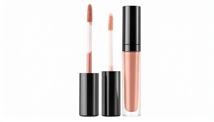 make up brushes isolated