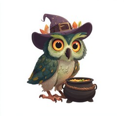 cute halloween owl