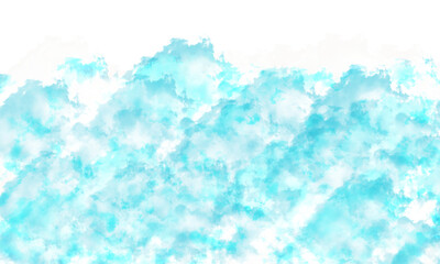 Abstract glowing blue and white energy burst on black background