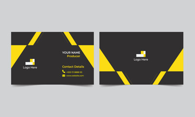  Modern creative business card and name card horizontal simple clean template vector design