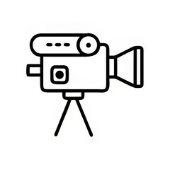 video camera icon vector illustration