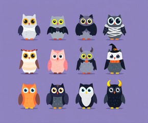 cute halloween owl