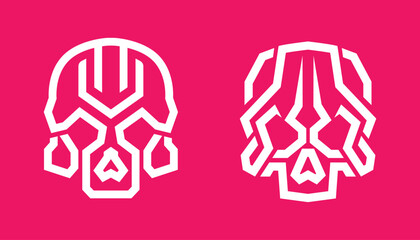 Skull logo symbol