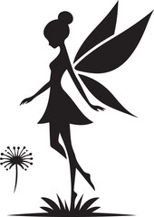 Fairy Silhouette Vector
