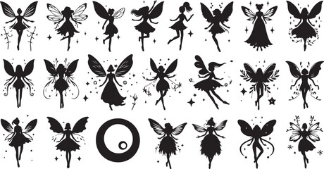 Fairy Silhouette Vector