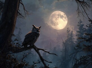 cute halloween owl
