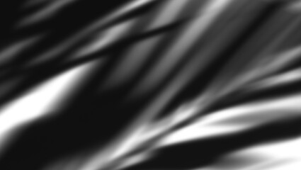Abstract black and white streaks of light and shadow