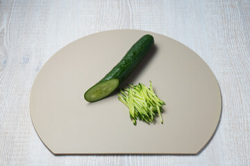きゅうりのせん切り