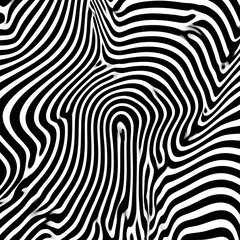 Black and White Optical Illusion Swirl Pattern
