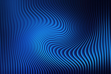 Abstract swirling blue lines forming a vortex, dark textured background