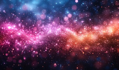 Abstract glowing bokeh background