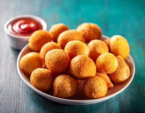 salgadinhos ou salgados comida brasileira mix de salgadinhos brasileiros com ketchup brazilian snacks