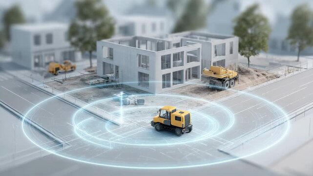 ai system effectively monitors construction site ensuring safety through advanced technology