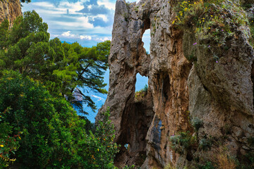 capri, arco naturale, italien, insel, europa, neapel, panorama, k&uuml;ste, meer, amalfik&uuml;ste