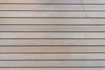 Teak wood deck texture background. Wooden deck on super yacht. Yachting concept.