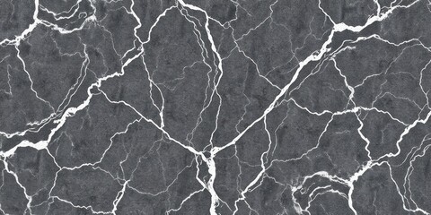 Abstract dark gray textured background with intricate white crack patterns resembling lightning or veins